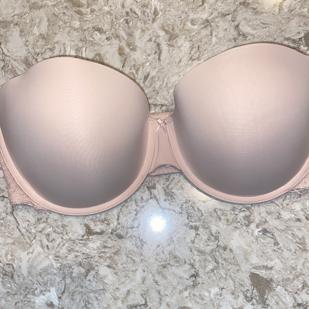 Light pink Aerie Lacey strapless